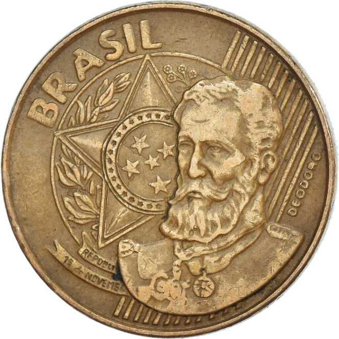 Brazil (2002) - 25 Centavos [R$]  coin collectible - Main Image 2