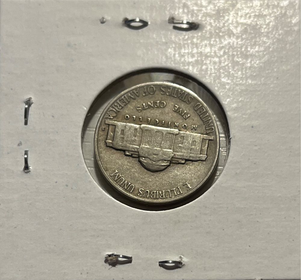 American 1938 5 Cent “Jefferson Nickel” 1st Portrait Nickel (Mom’s Collection)  coin collectible - Main Image 2