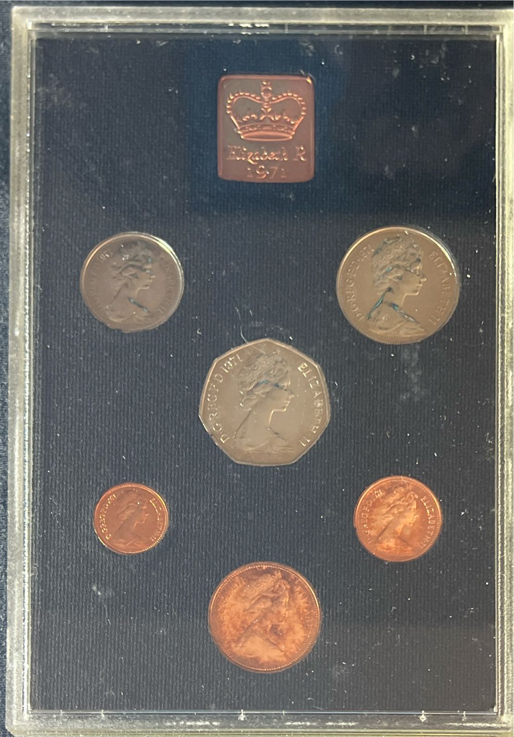 1971 The Decimal Coinage Of Great Britain & Northern Ireland Proof Set   coin collectible - Main Image 2