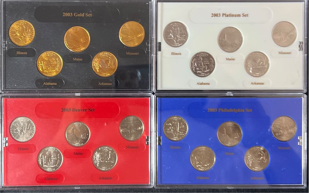 2003  Mint State Quarter Collection Sets  coin collectible - Main Image 2