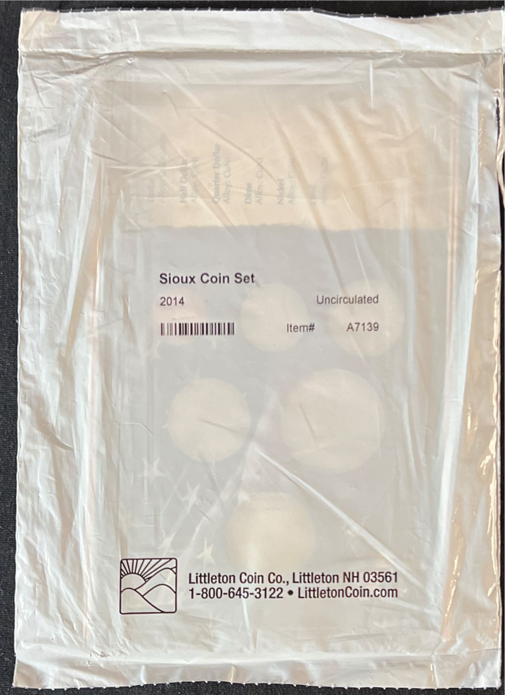 2014 Native American Sioux Sovereign Nation Uncirculated Coin Set  coin collectible - Main Image 2