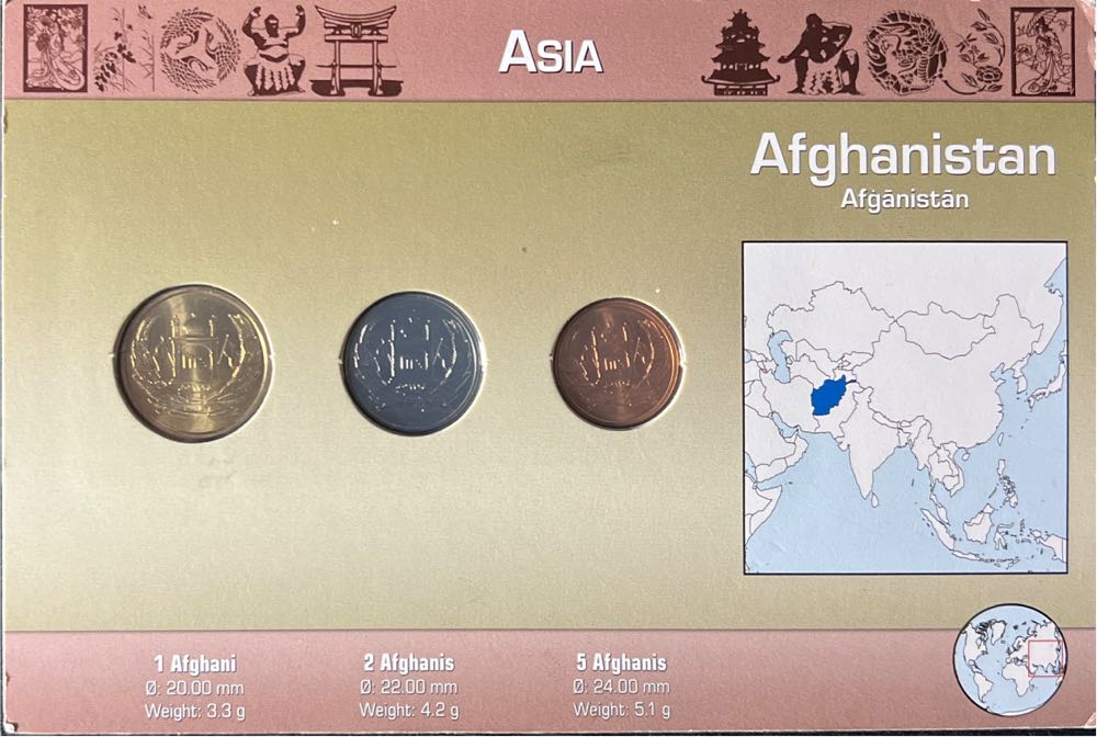 Afghanistan Coin Set in Custom Holder  coin collectible - Main Image 2