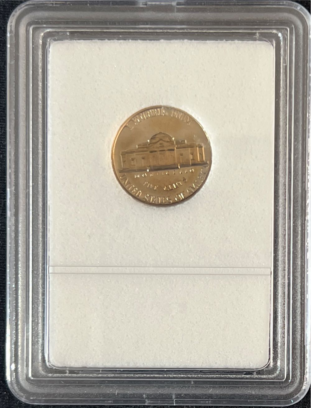 1961 DCAM GEM PROOF Jefferson Nickel Slab  coin collectible - Main Image 2