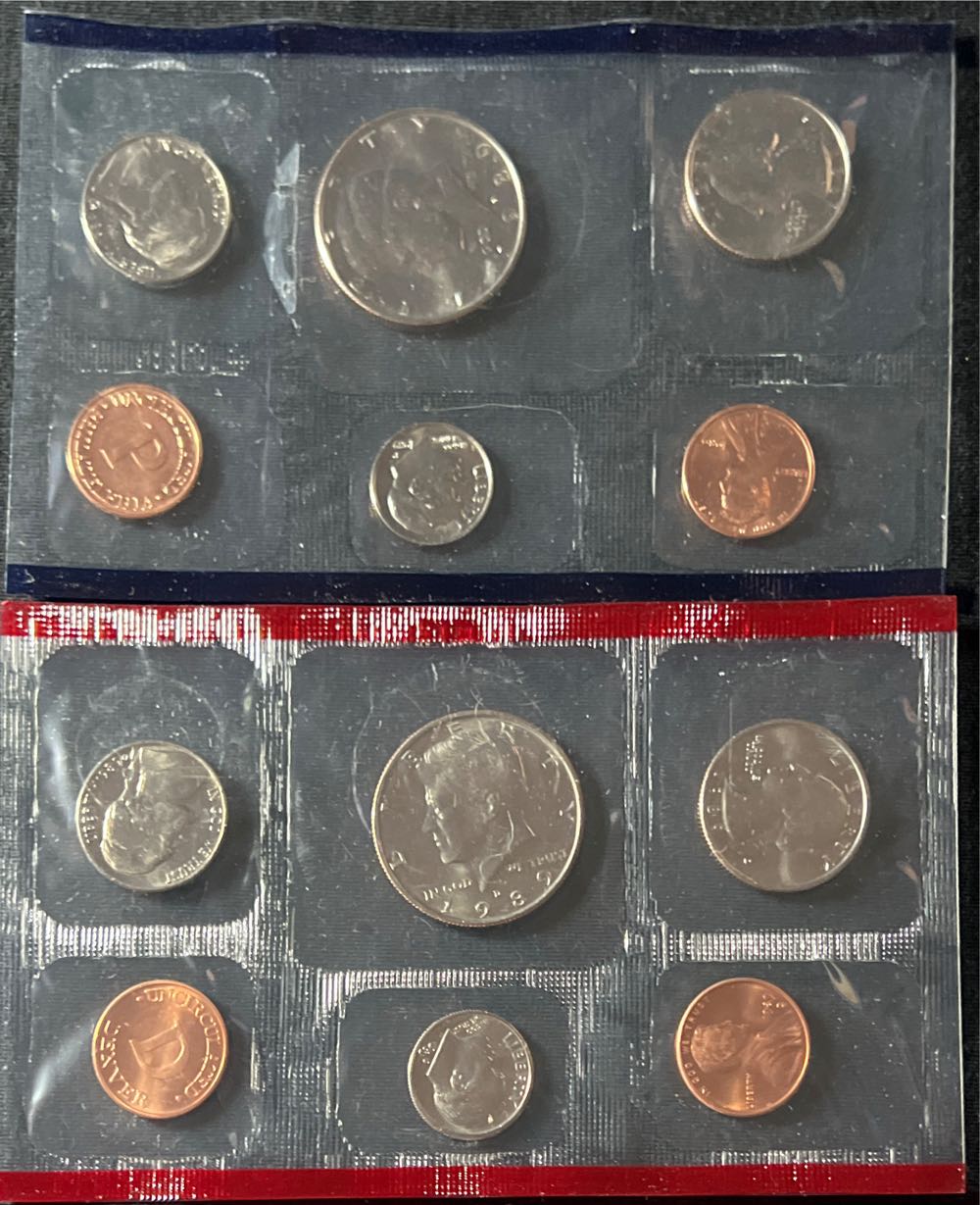 1989 Uncirculated Coin Set U.S Mint Original Government Packaging OGP  coin collectible - Main Image 2