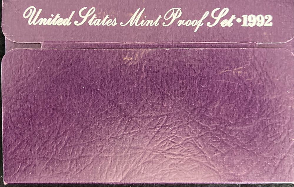 1992 US Mint Proof Set  coin collectible - Main Image 3