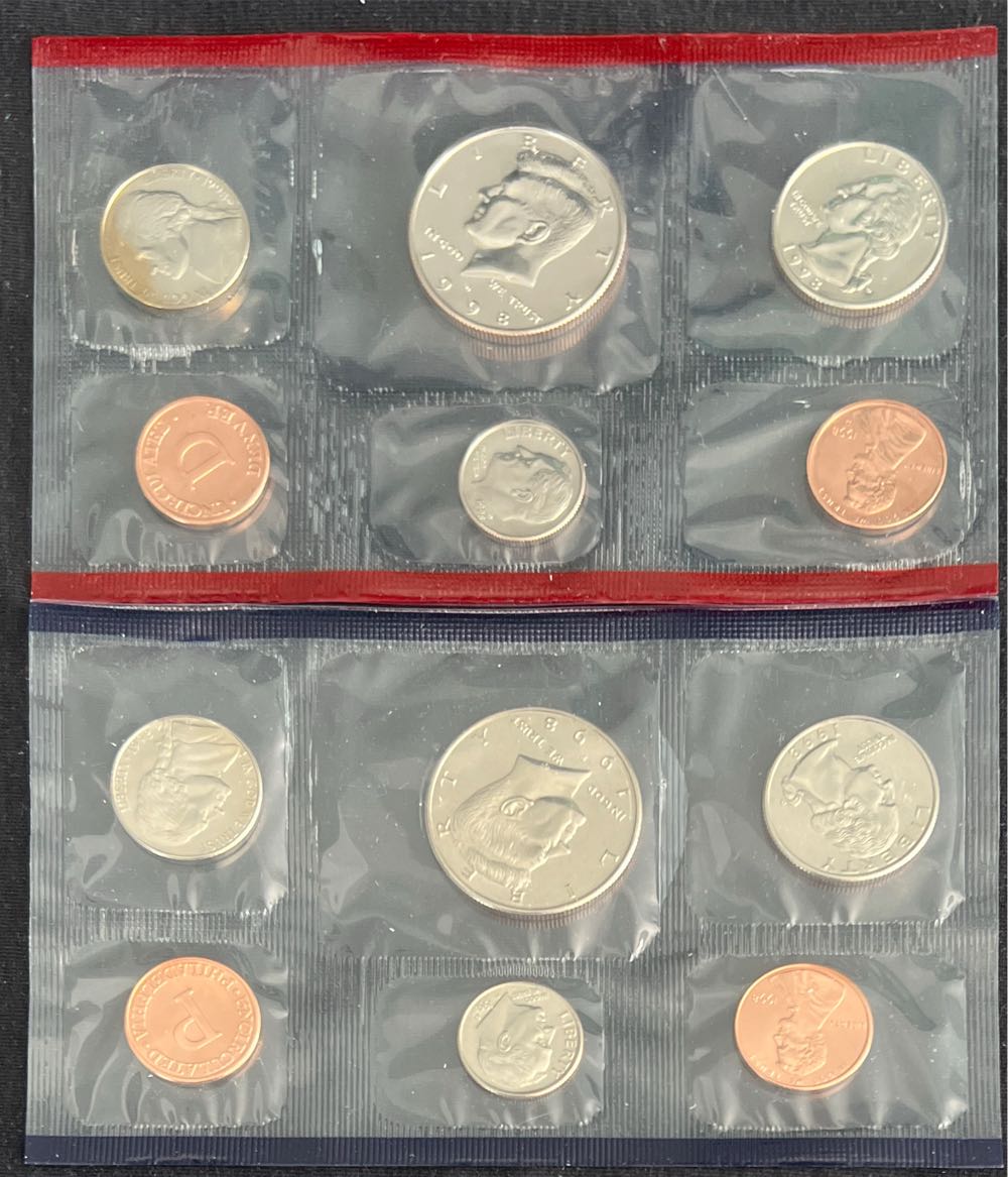 1998 Uncirculated Coin Set  coin collectible - Main Image 2