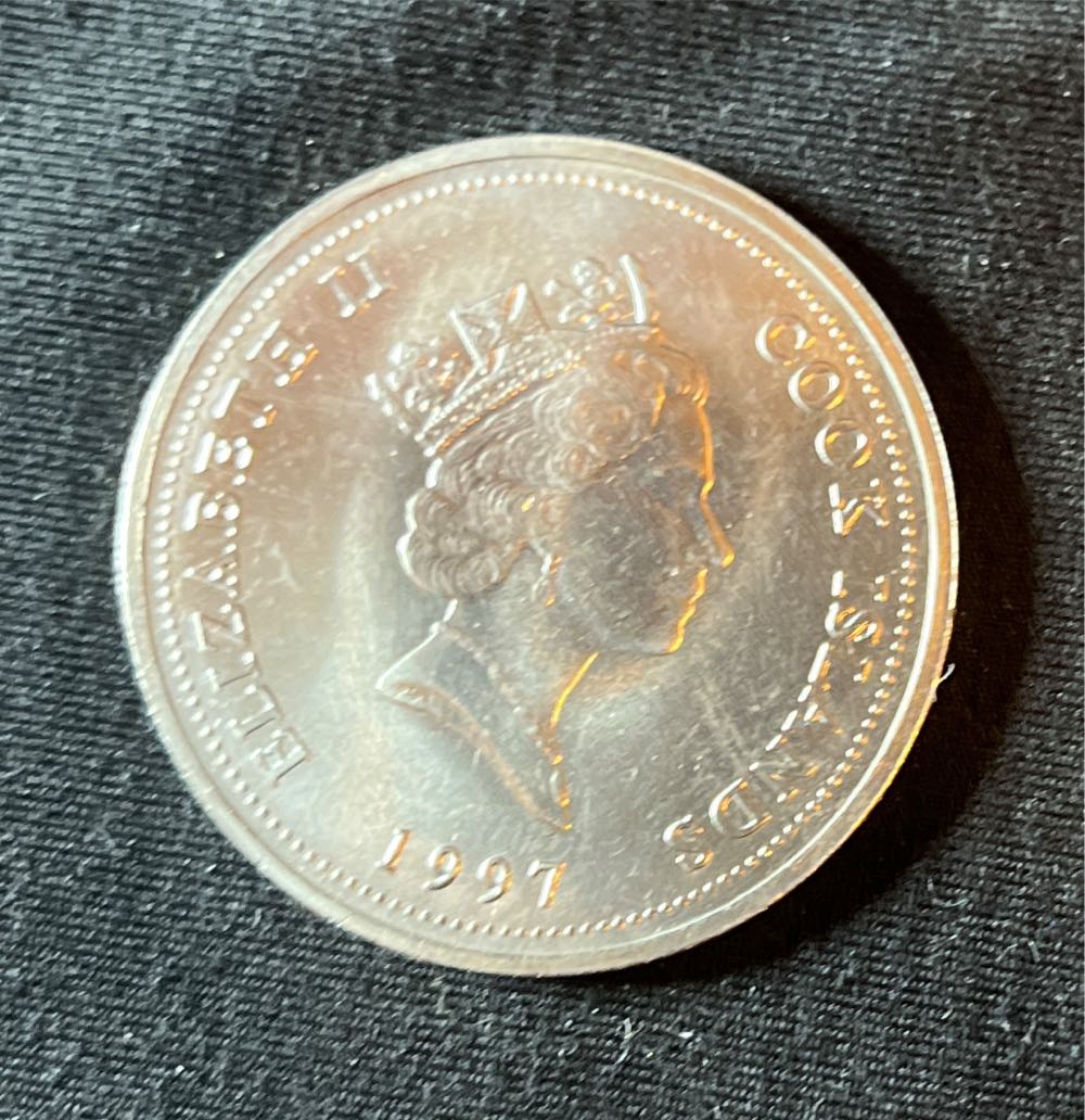 1997 Princess Diana Commemorative Coin Cook Islands   coin collectible - Main Image 2