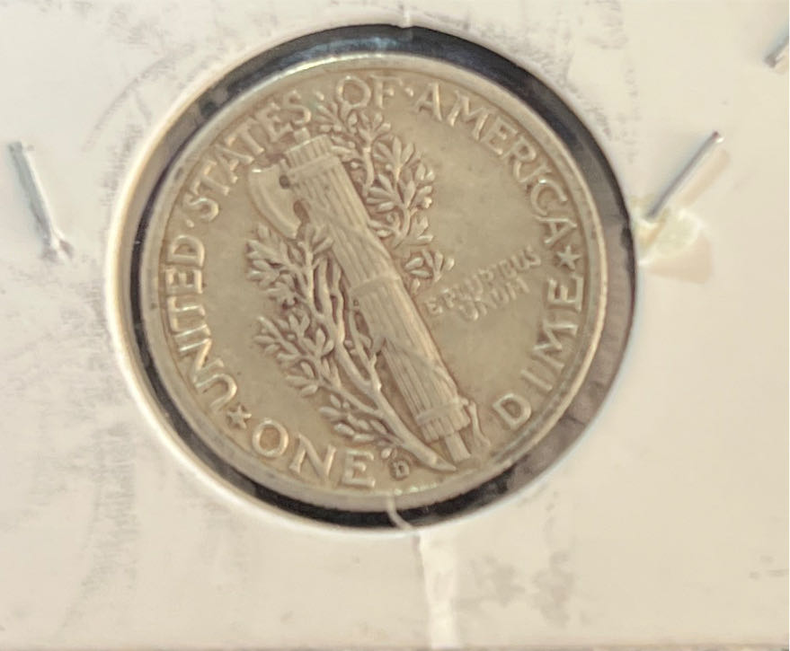 1943 S Mercury Dime  coin collectible - Main Image 2