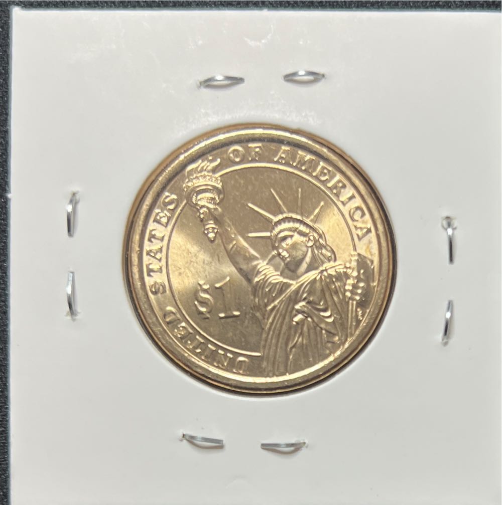 2011 D James Garfield Golden Dollar  coin collectible - Main Image 2
