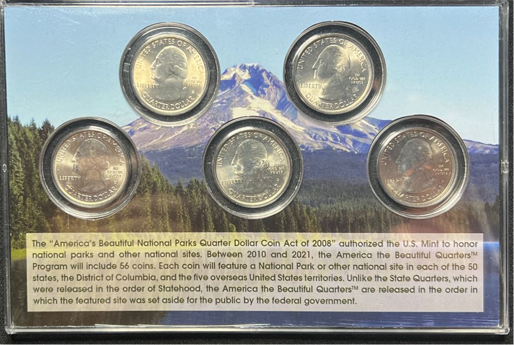 2011 national Parks State Quarter Series 2  coin collectible - Main Image 2
