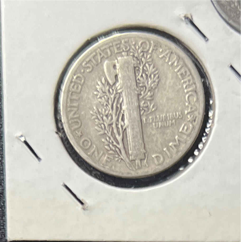 1943 P Mercury Dime  coin collectible - Main Image 2