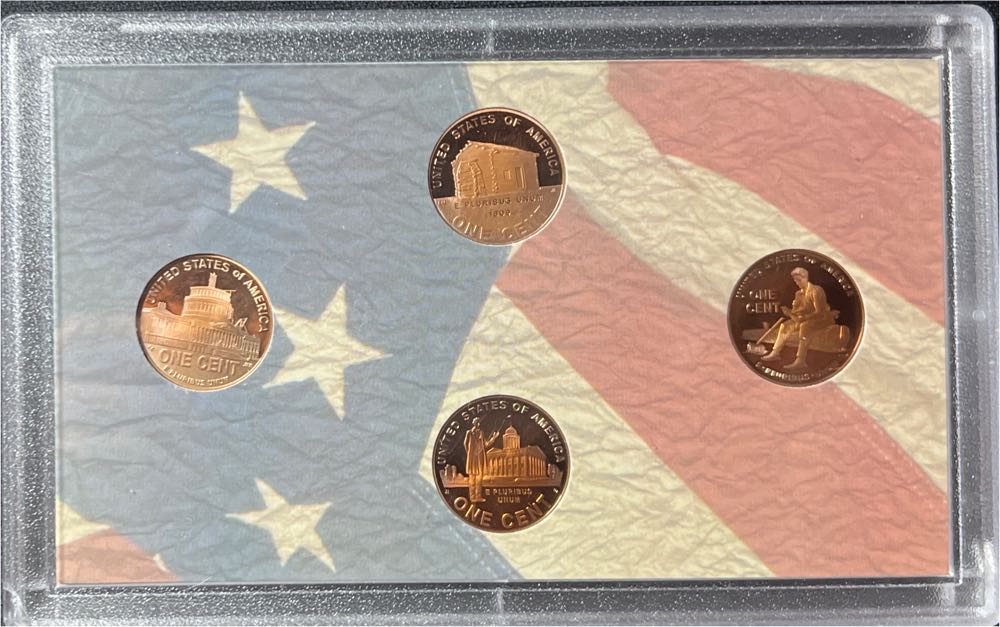 2009 S Complete Lincoln Penny PROOF set.   coin collectible - Main Image 2