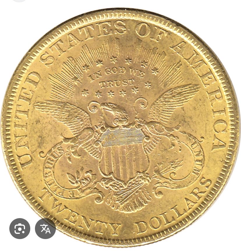 20 Dollar American Liberty  coin collectible - Main Image 2