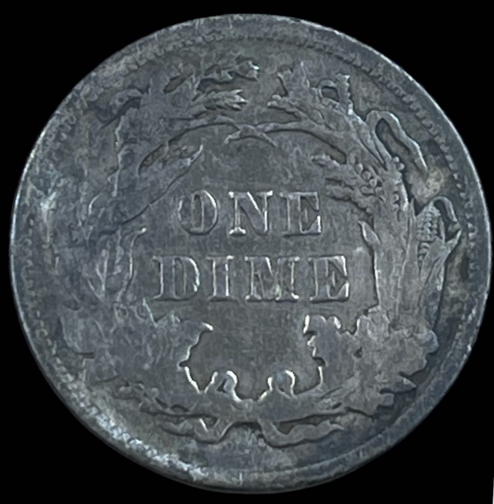 1891 Seated Dime  coin collectible - Main Image 2