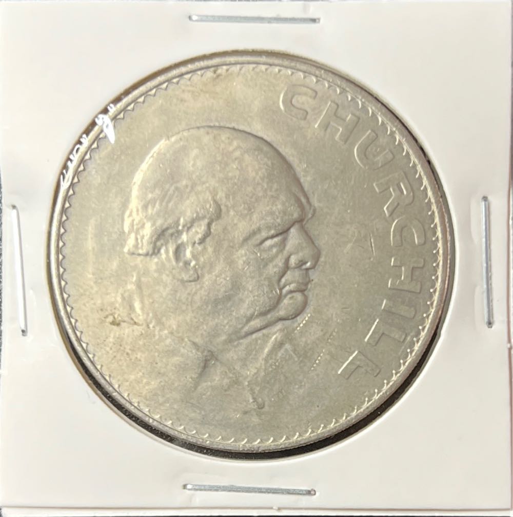 1965 GREAT BRITAIN 1 CROWN CHURCHILL   coin collectible - Main Image 2