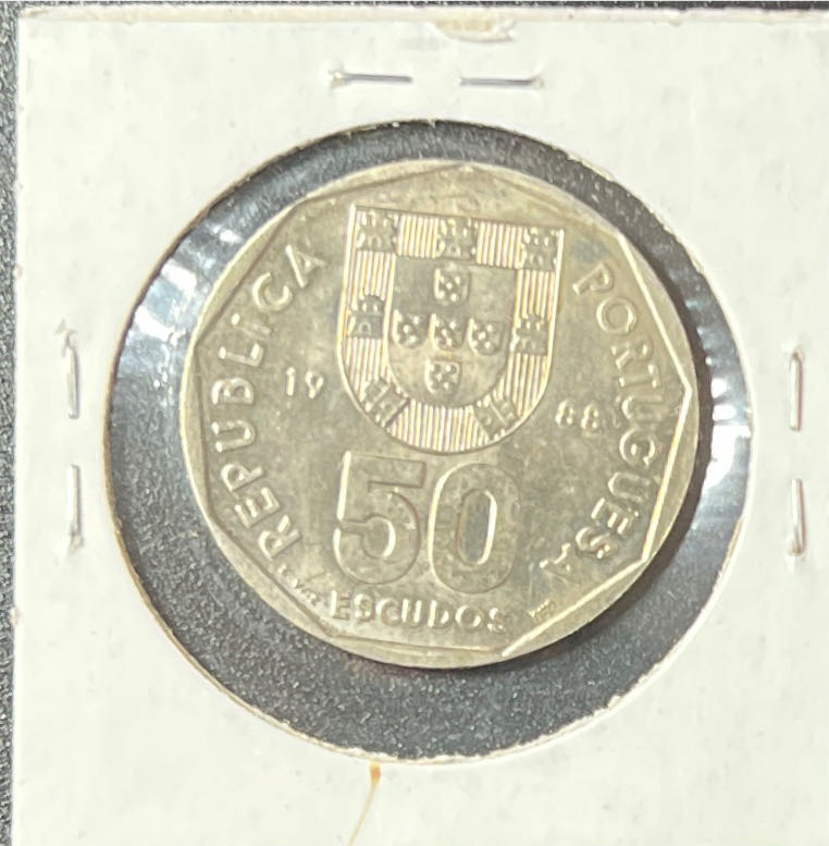 1988 PORTUGAL 50 ESCUDOS   coin collectible - Main Image 2
