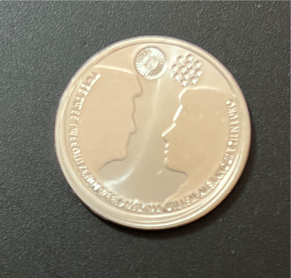 2002 Netherlands Silver 10 Euro UNC Royal Wedding  coin collectible - Main Image 2