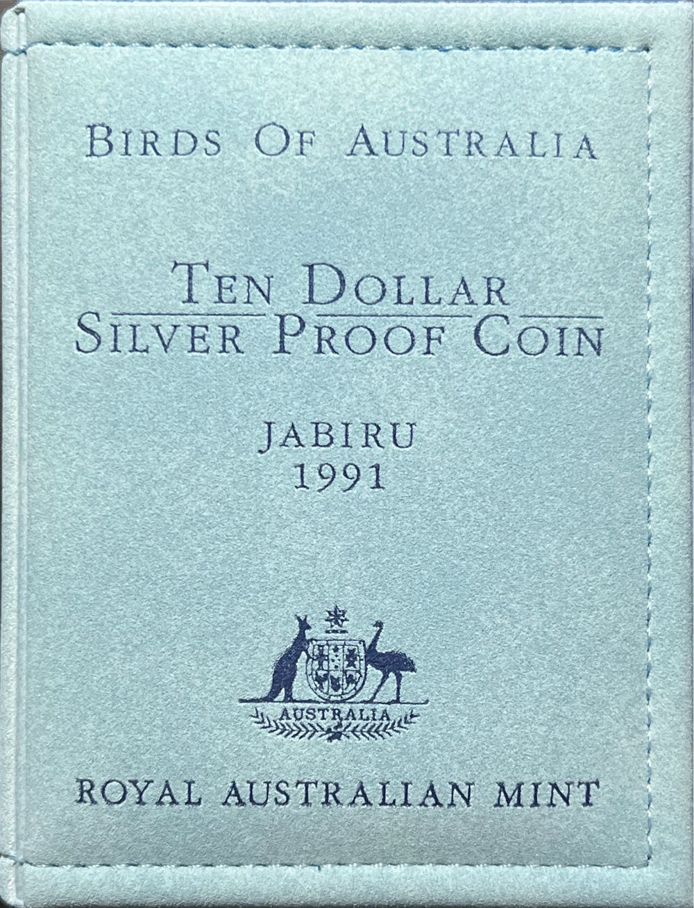 1991 Australia $10 Silver Proof Birds of Australia Coin in OGP with COA  coin collectible - Main Image 3
