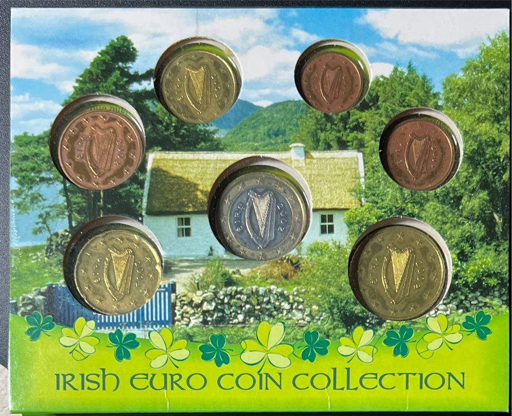 2002 Irish Euro Coin Collection  coin collectible - Main Image 2