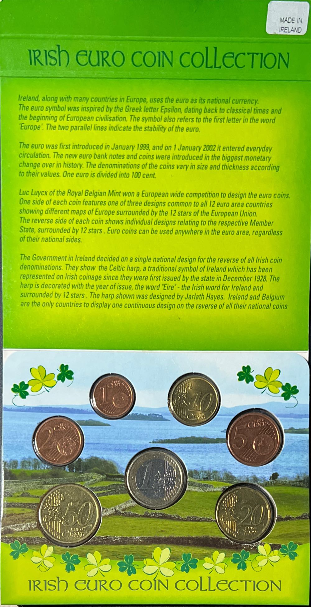 2002 Irish Euro Coin Collection  coin collectible - Main Image 4