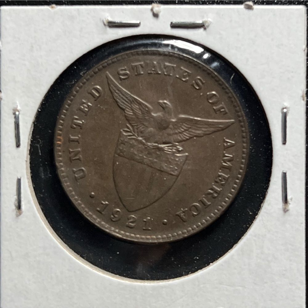 1921 One Centavo Filipinas Collectible Coin United States Of America Nice Shape  coin collectible - Main Image 2