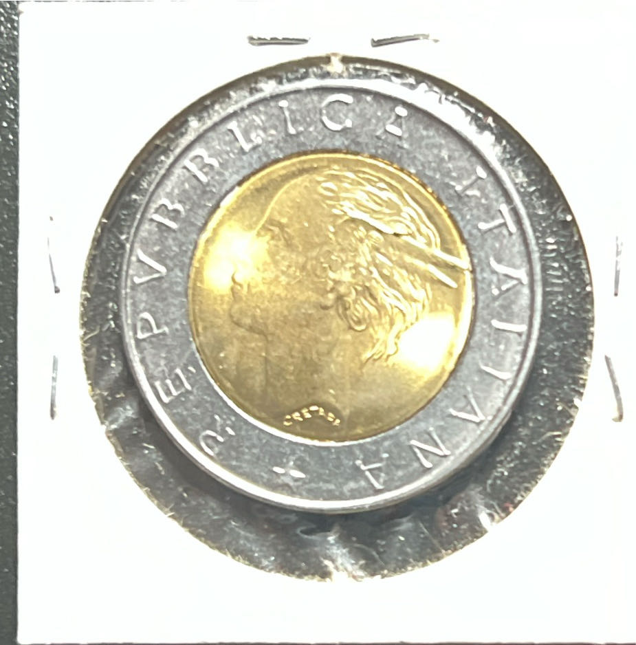 1998 ITALY 500 LIRE   coin collectible - Main Image 2