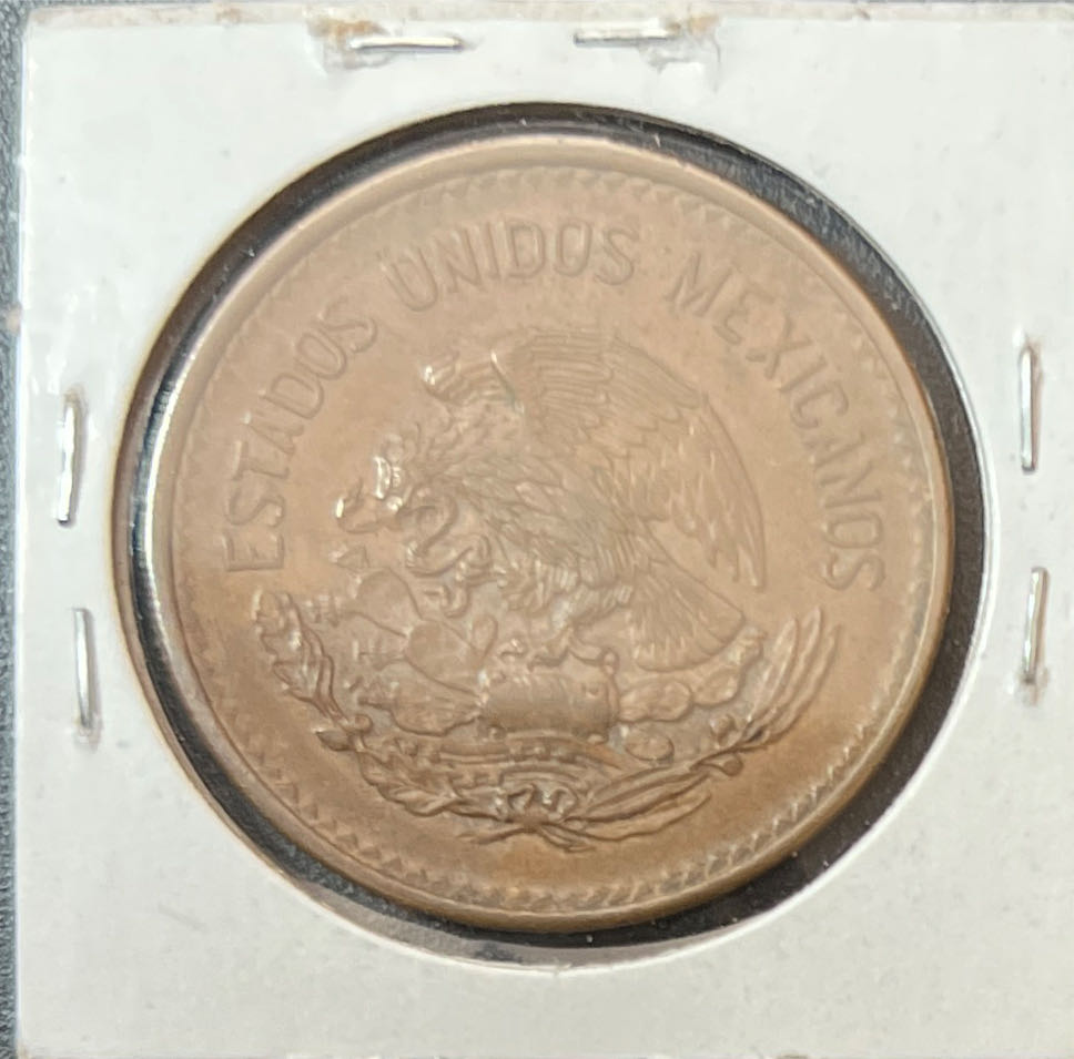 1943 Mexico 20 Centavos Coin KM 439  coin collectible - Main Image 2
