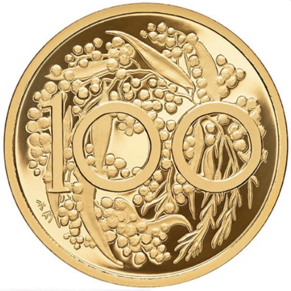 2024 Swan Pattern - GOLD PROOF  coin collectible - Main Image 2