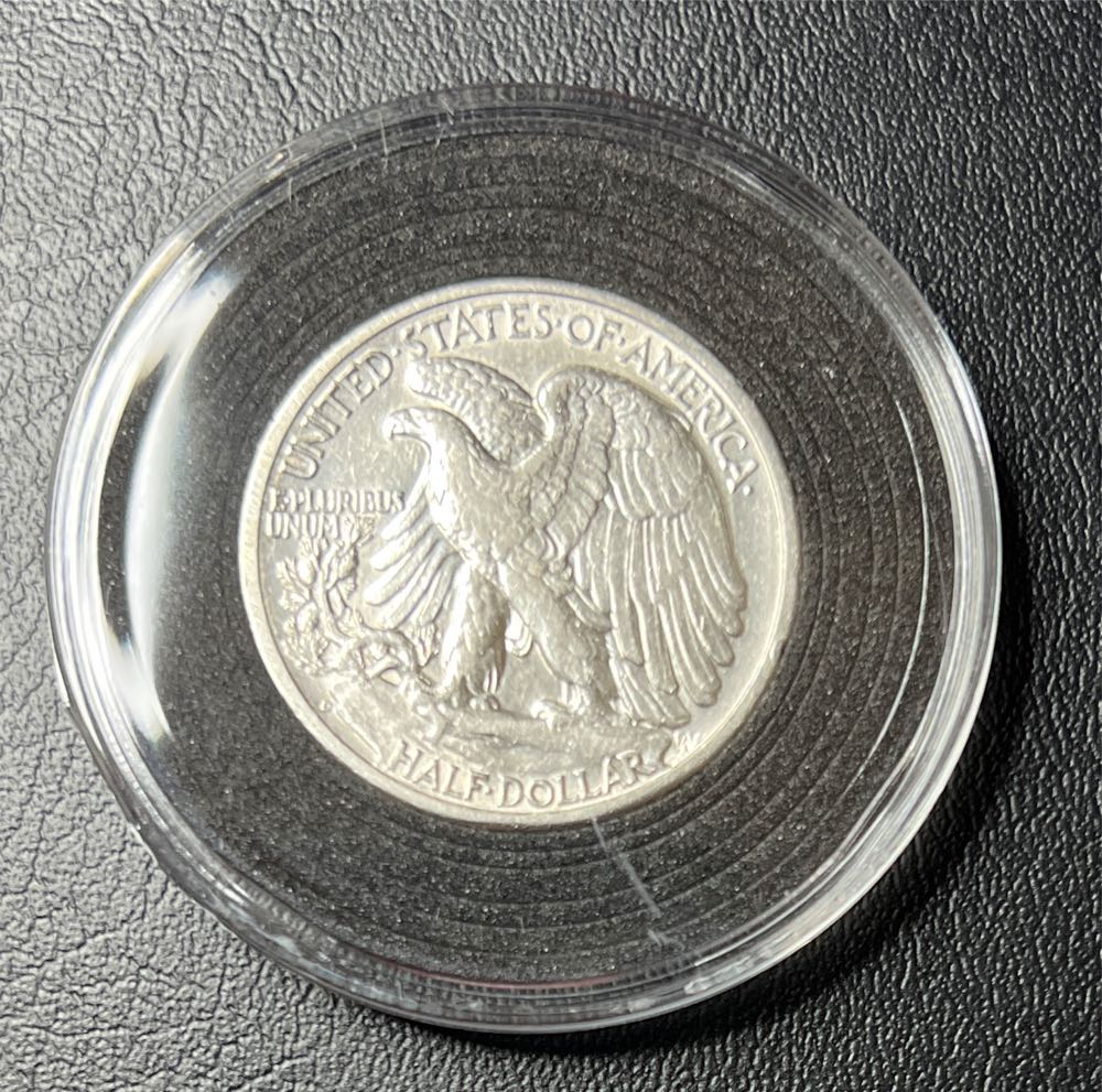 1942 D Walking Liberty Half Dollar  coin collectible - Main Image 2