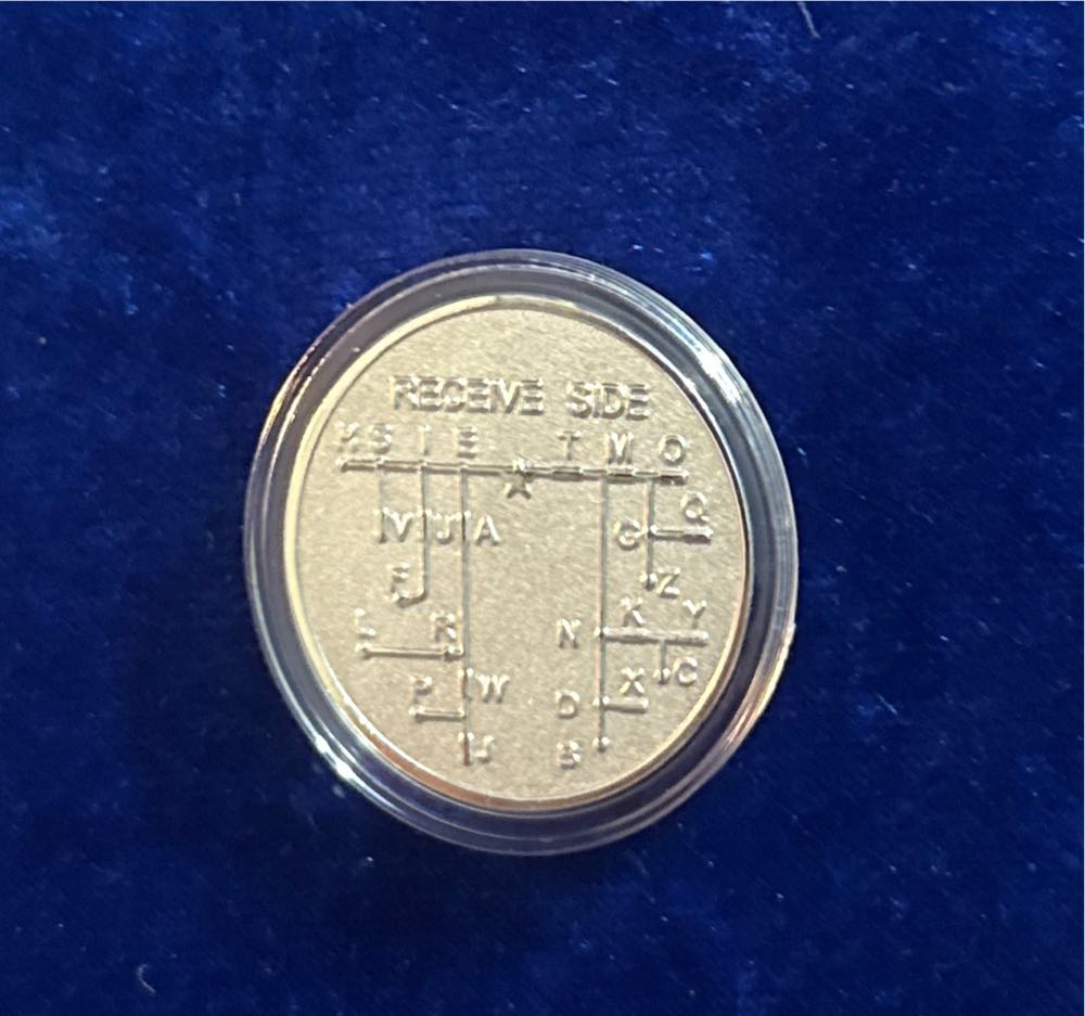 Code Morse Argent  coin collectible - Main Image 2
