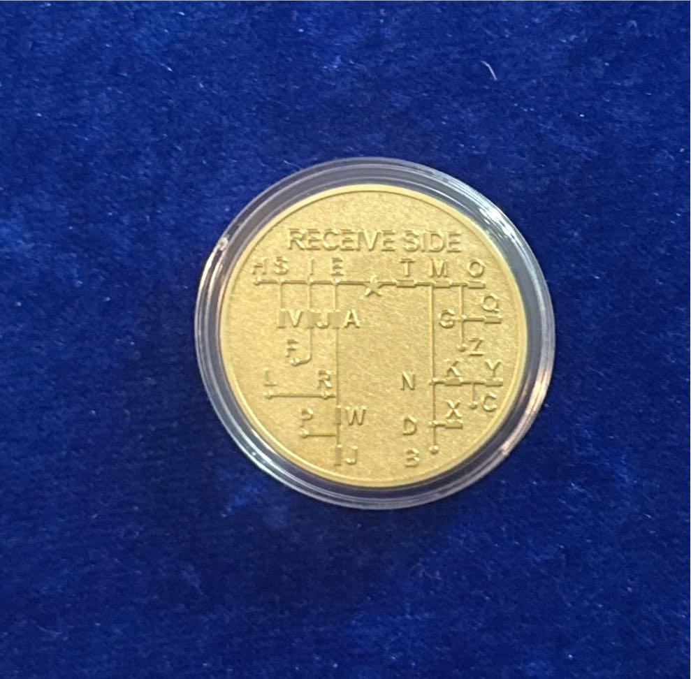 Code Morse Gold  coin collectible - Main Image 2