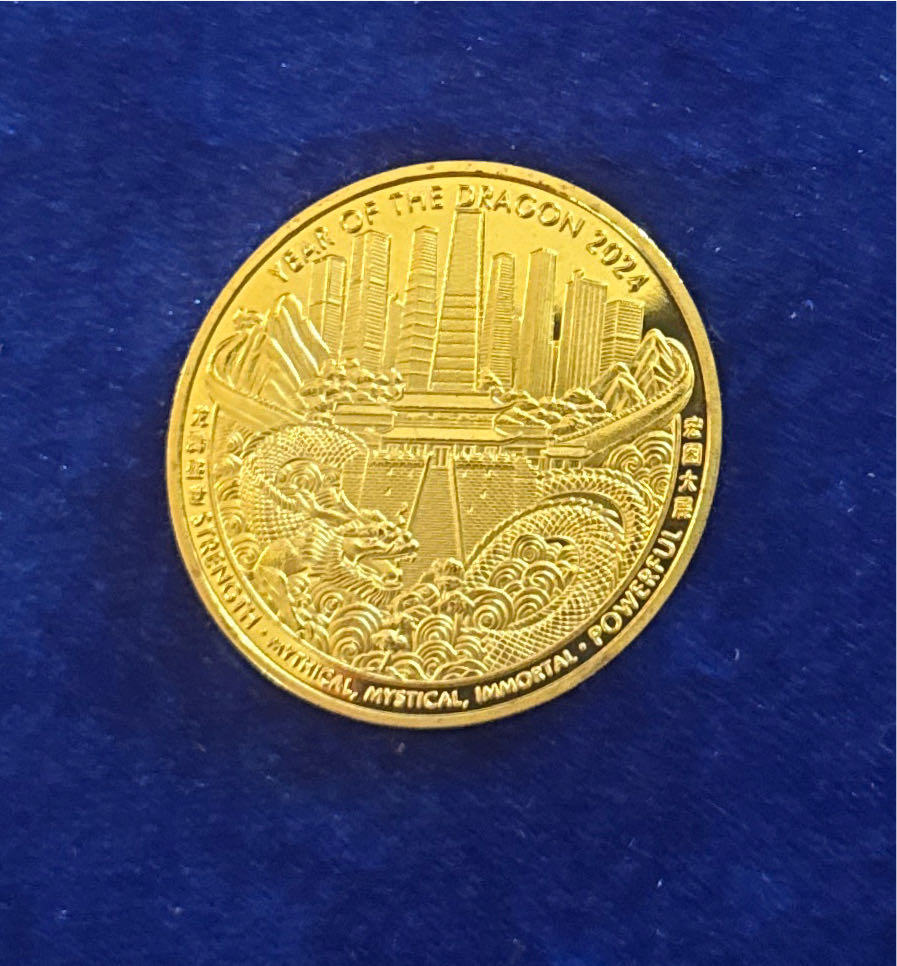 2024 Annee Du Dragon  coin collectible - Main Image 2