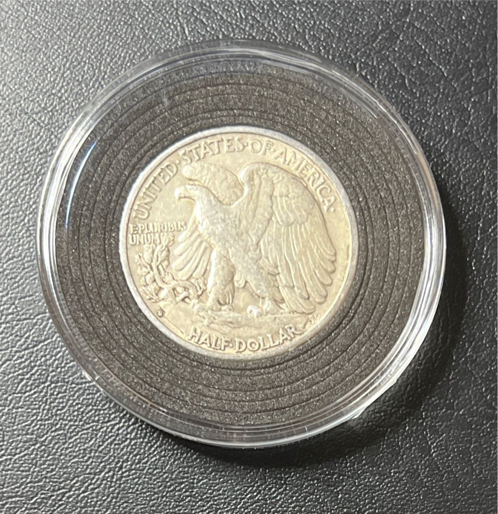 1934-S Walking Liberty Half Dollar  coin collectible - Main Image 2