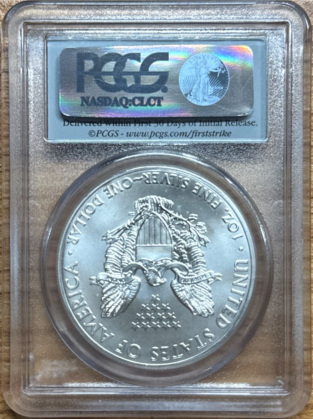 2015 Silver Eagle MS70  coin collectible - Main Image 2