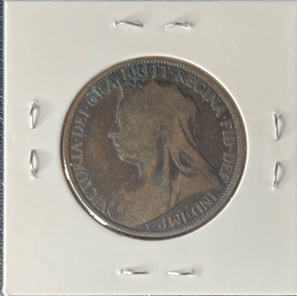 1896 Great Britain Queen Victoria Penny  coin collectible - Main Image 2