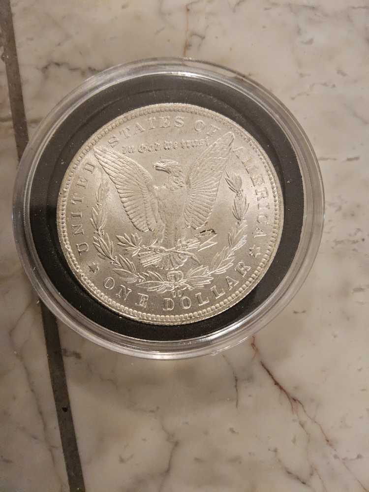 1893 Morgan Silver Dollar CC  coin collectible - Main Image 2