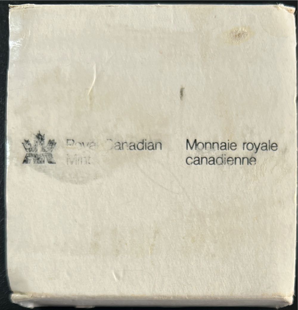 1980 Canada Silver Dollar Coin with Polar Bear - Boxed - Royal Canadian Mint  coin collectible - Main Image 3