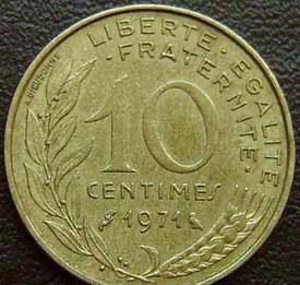 10 Centimes  coin collectible - Main Image 2