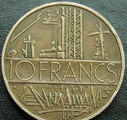 1979 10 Francs  coin collectible - Main Image 2