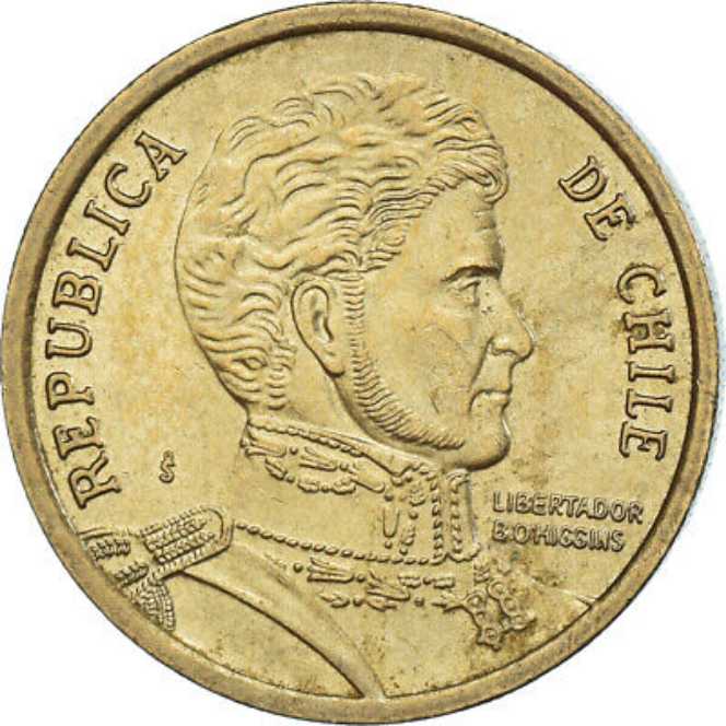 Chile (2014) - 10 Pesos ($)  coin collectible - Main Image 2