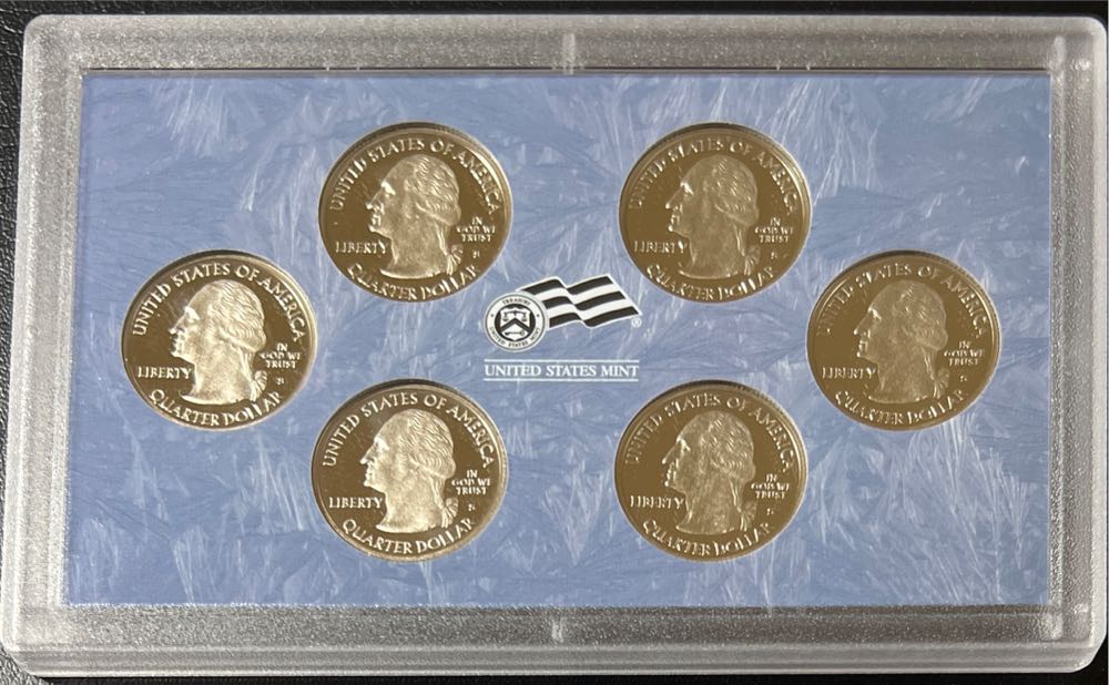 2009 S US Mint DC & US Territories Gem Proof Set OGP Box & Paperwork  coin collectible - Main Image 2