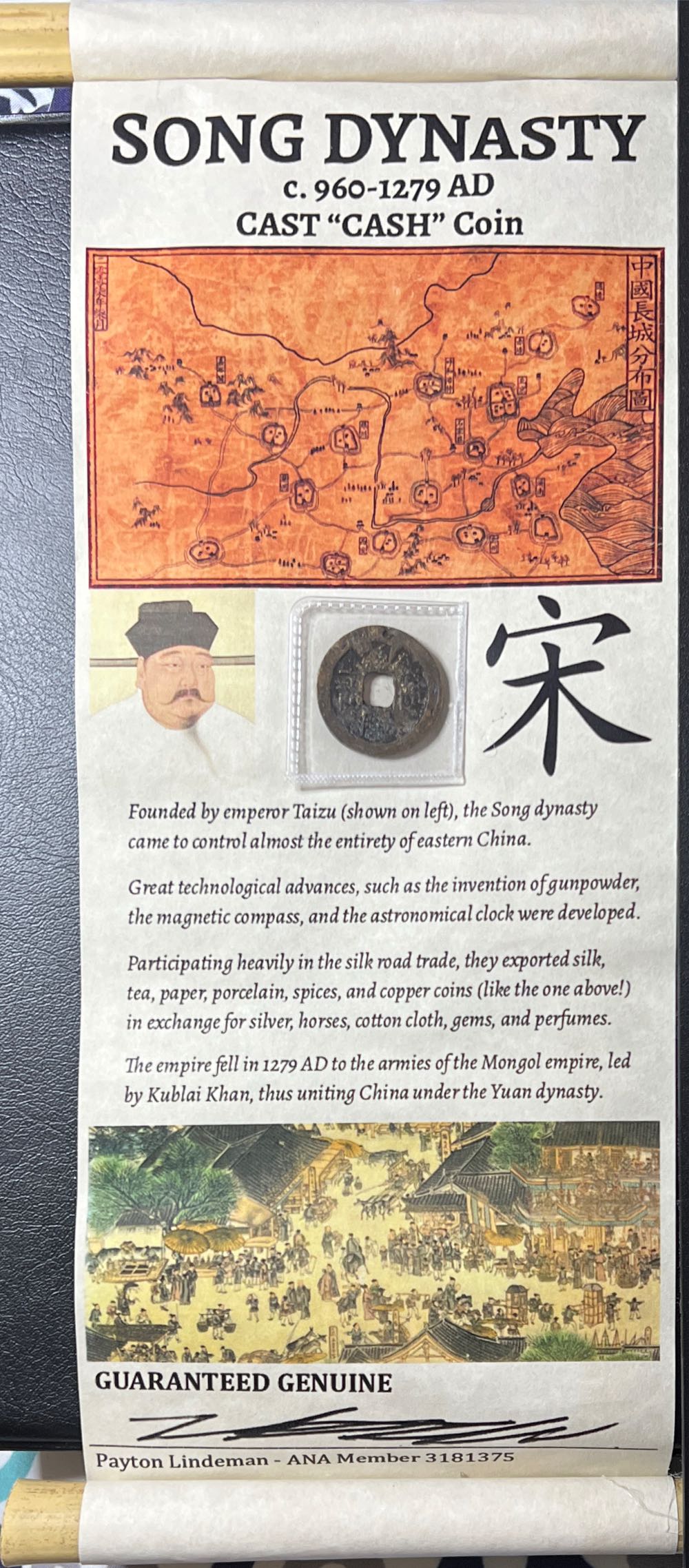 960-1279 AD Medieval China: Song Dynasty  coin collectible - Main Image 2