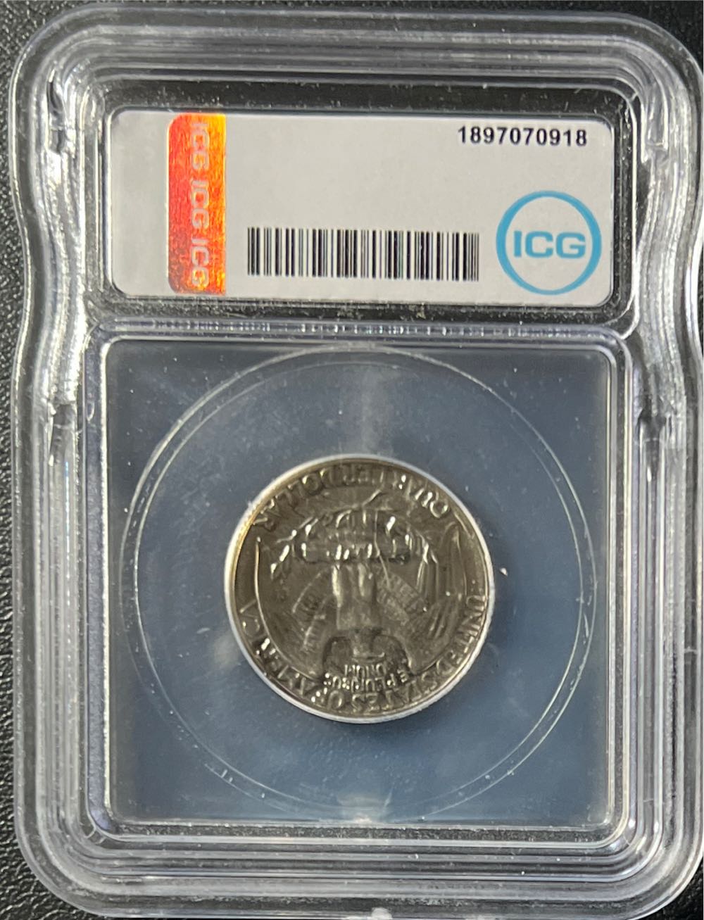 1967 25C Washington Quarter ICG MS67 SMS   coin collectible - Main Image 2