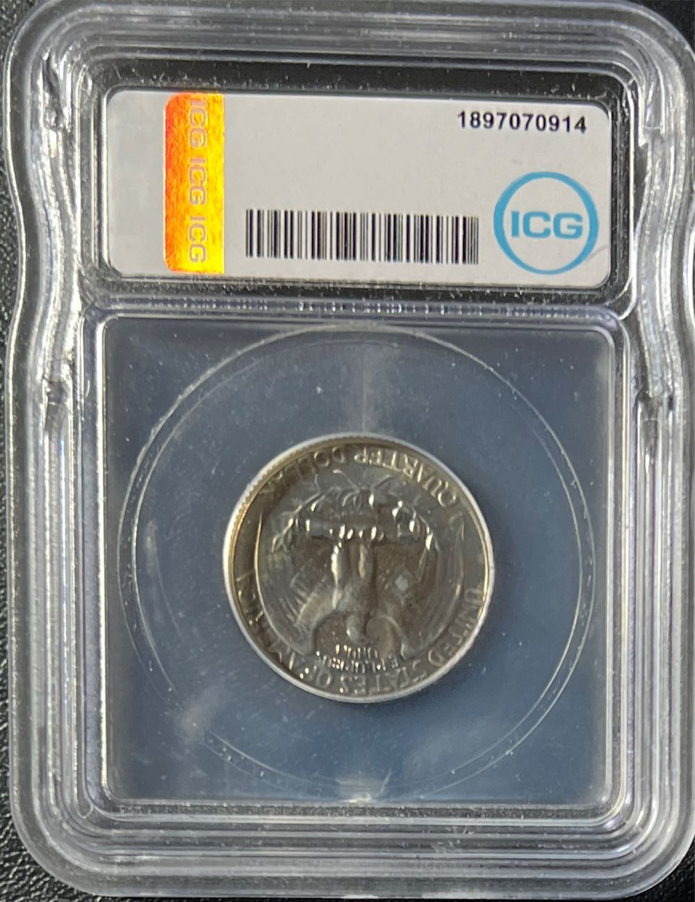 1967 25C Washington Quarter ICG MS67 SMS   coin collectible - Main Image 4
