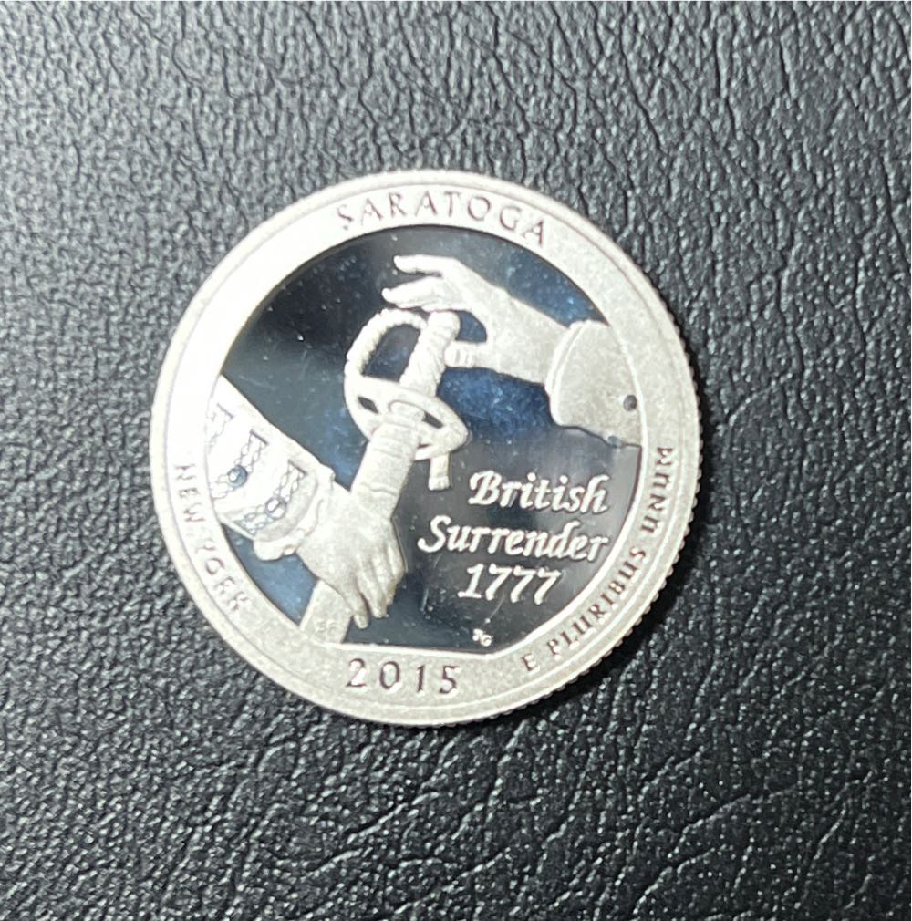 2015 S Silver Washington Quarter  coin collectible - Main Image 2