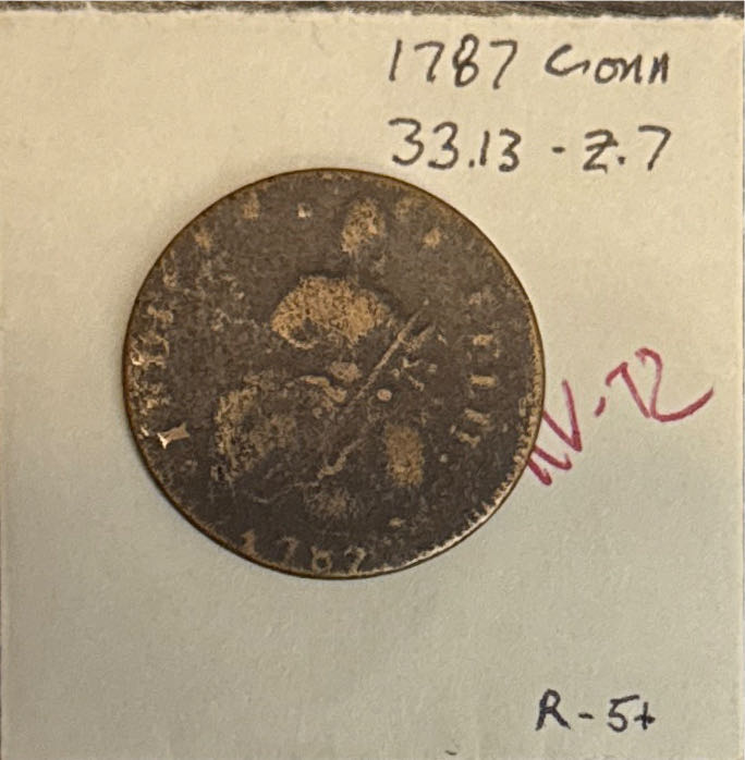 1787 Connecticut Copper  coin collectible - Main Image 2