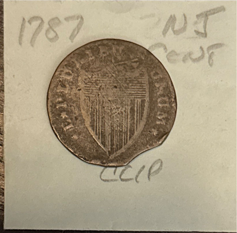 1787 New Jersey Copper  coin collectible - Main Image 2