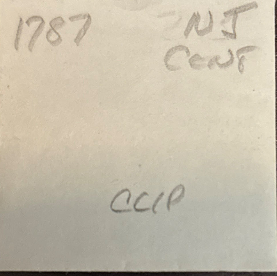 1787 New Jersey Copper  coin collectible - Main Image 3