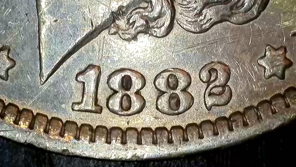 1882-O Morgan Dollar  coin collectible - Main Image 3