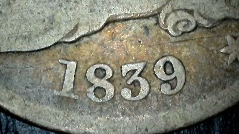 1839 Capped Bust Half Dollar  coin collectible - Main Image 3